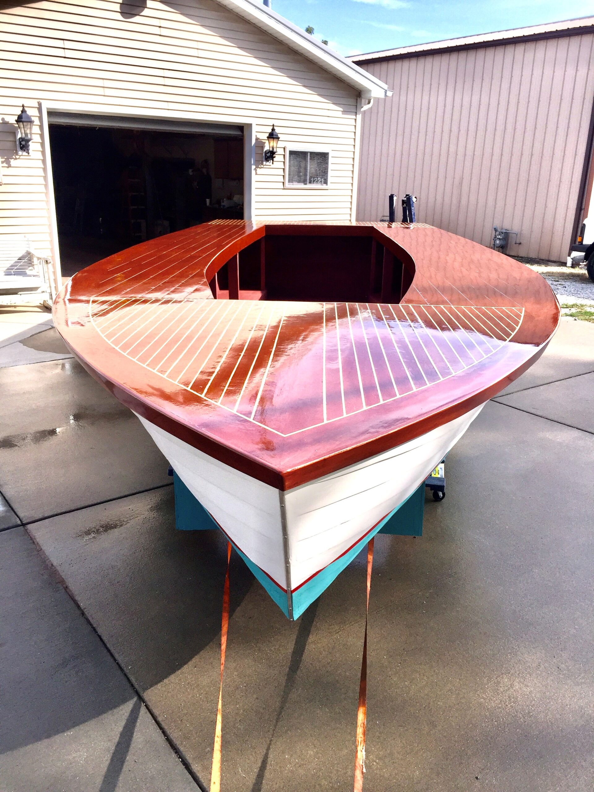 1960 26 Chris Craft Sea Skiff Boat Bar
