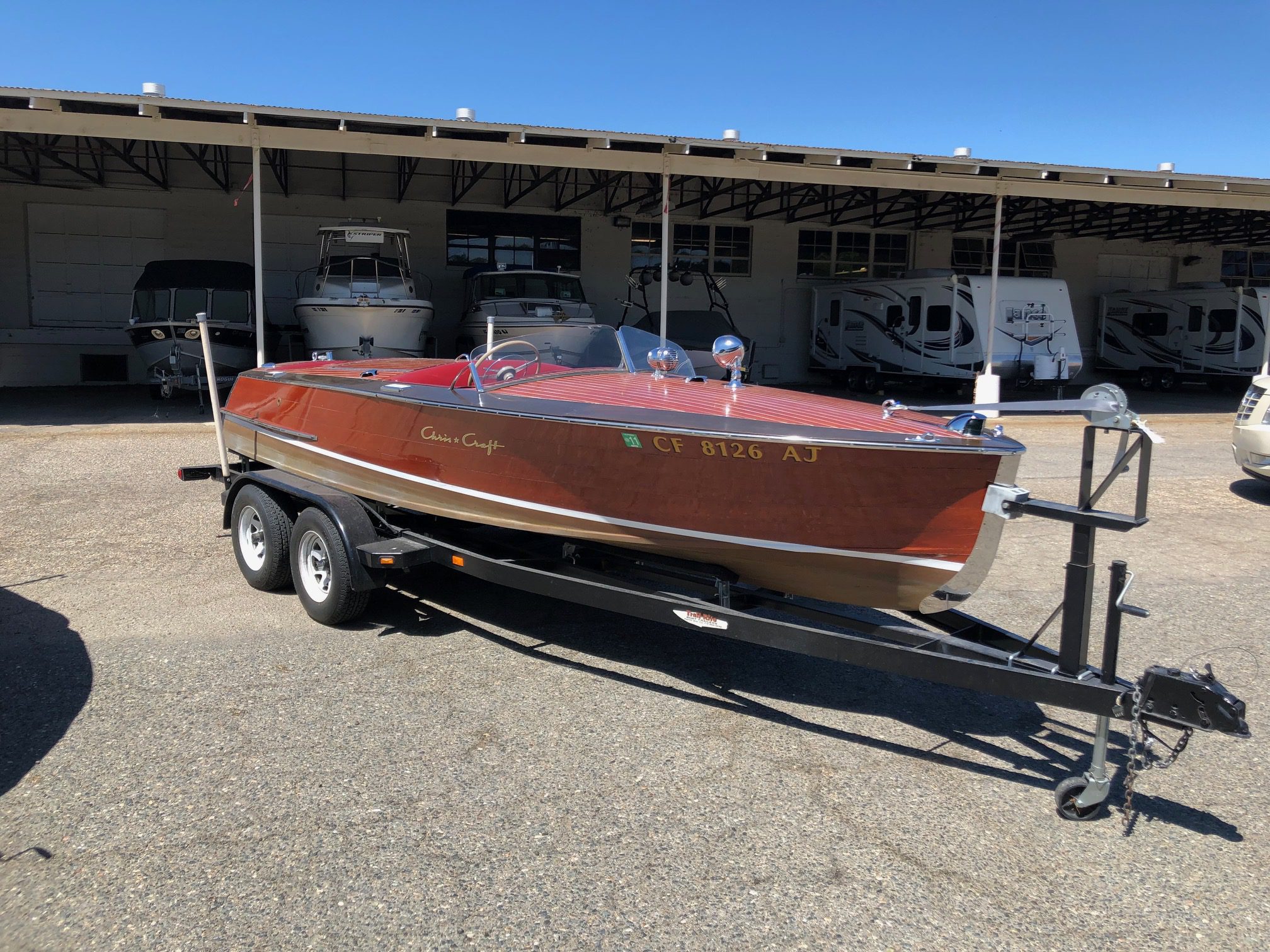 1954 19′ Chris Craft Racing Runabout