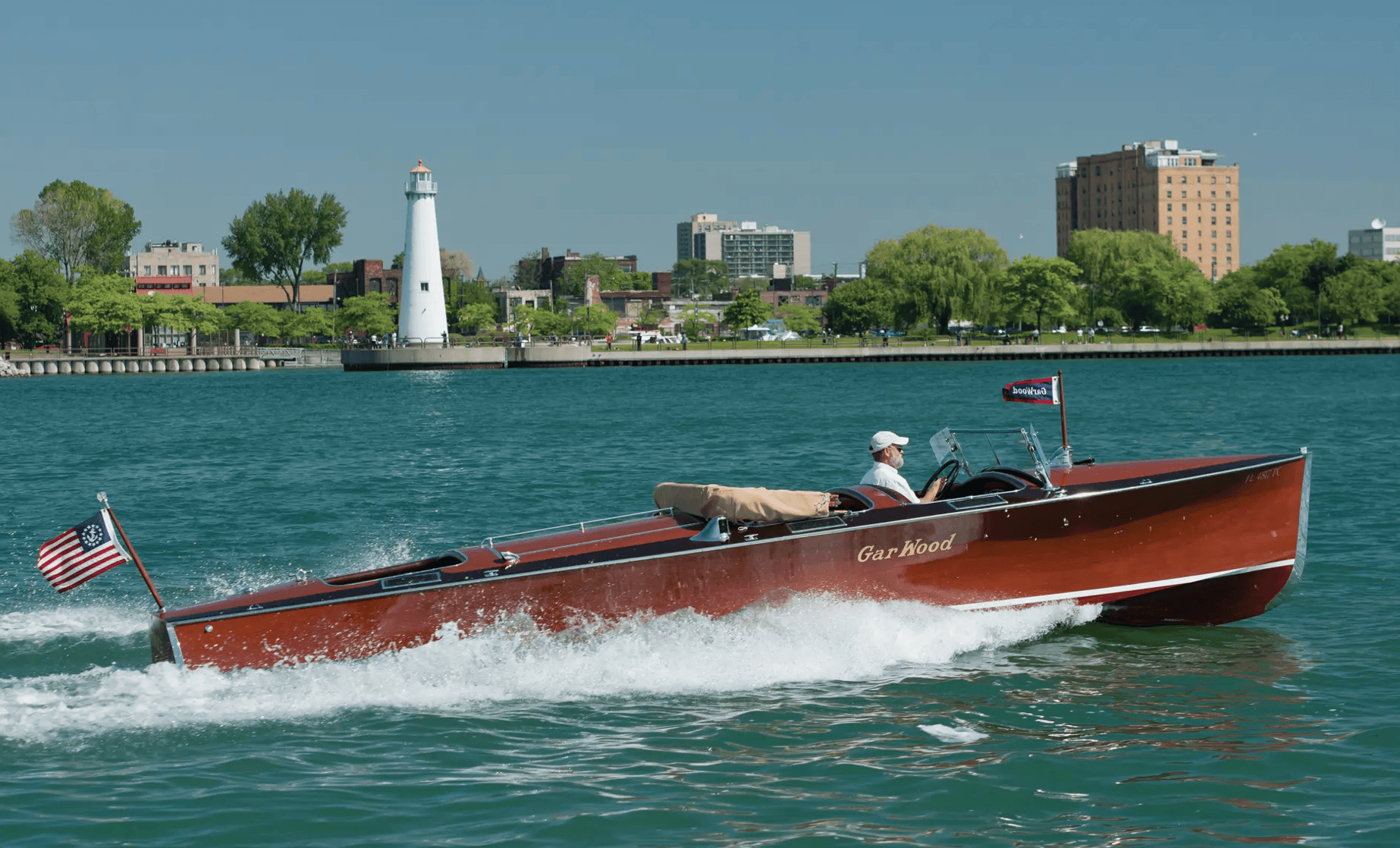 1930 28 Garwood 28′ Triple Cockpit Runabout