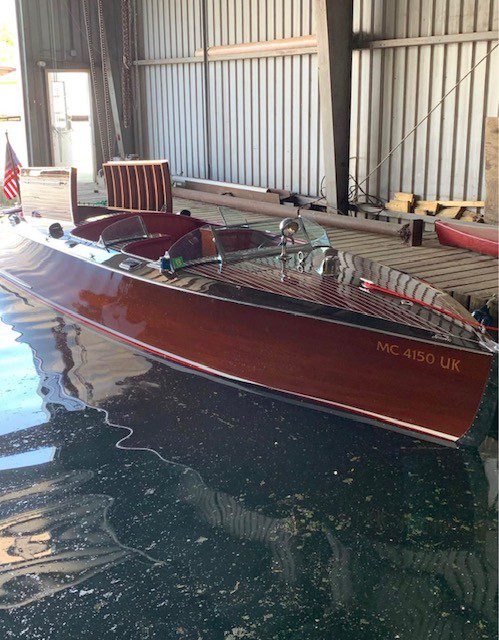 1987 30′ Hacker Craft Triple Cockpit Runabout